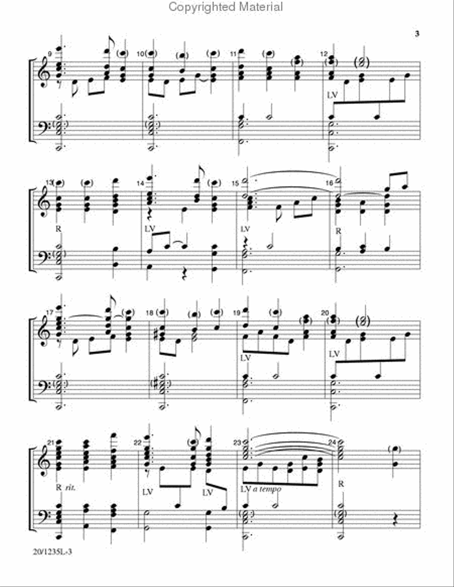 Softly and Tenderly 5-Octaves scores gallery preview page 3