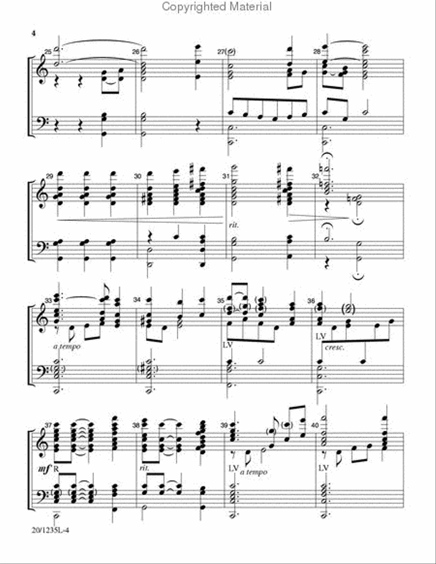 Softly and Tenderly 5-Octaves scores gallery preview page 4