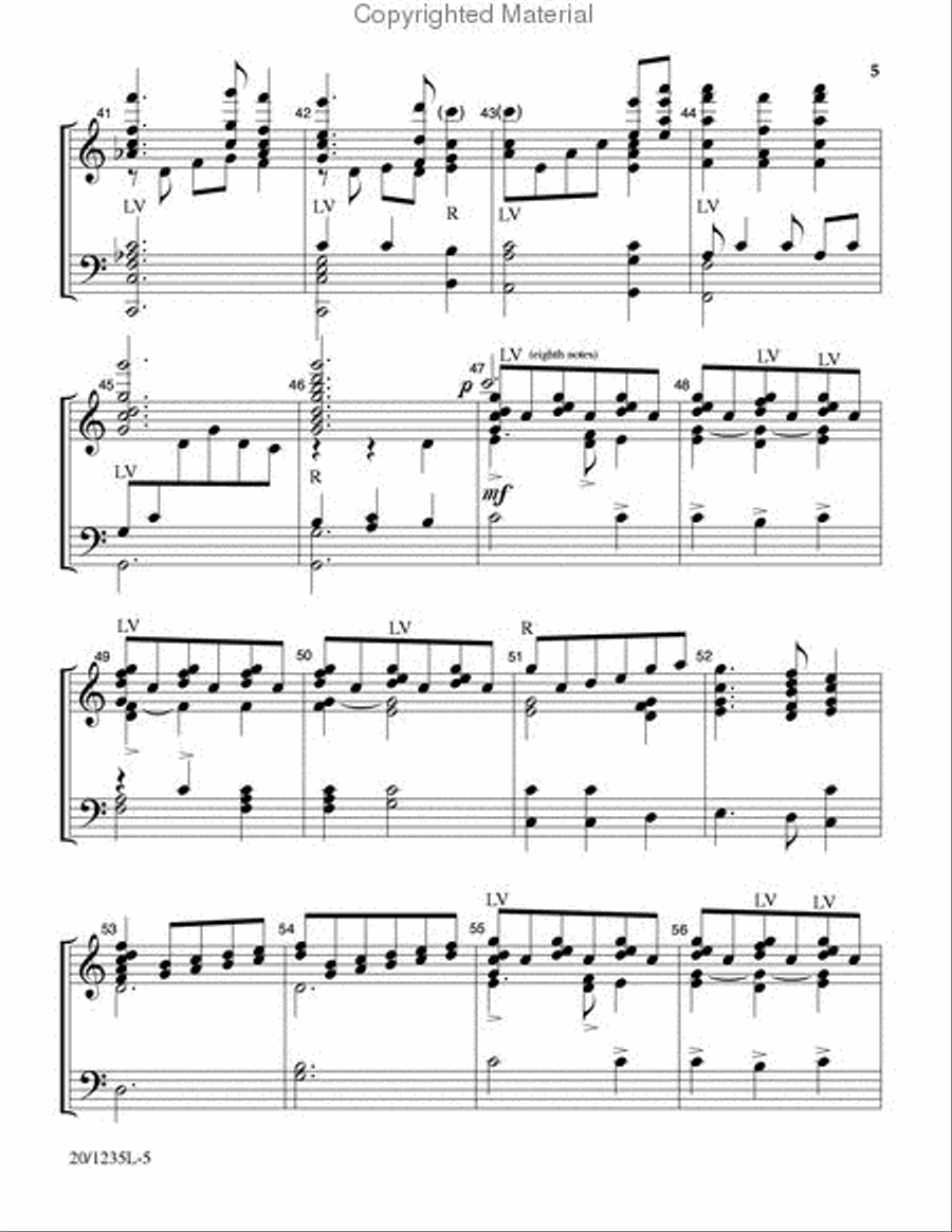 Softly and Tenderly 5-Octaves scores gallery preview page 5