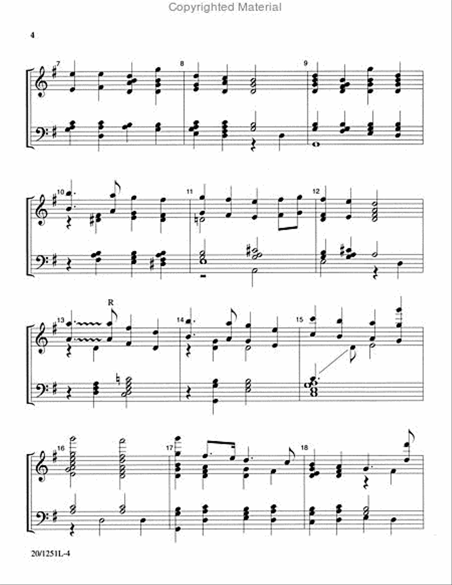 Tidings of Comfort and Joy 4-Octaves scores gallery preview page 3