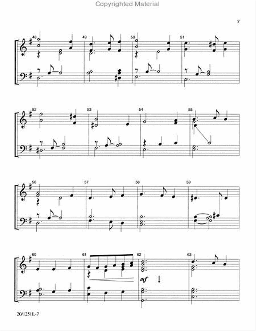 Tidings of Comfort and Joy 4-Octaves scores gallery preview page 6