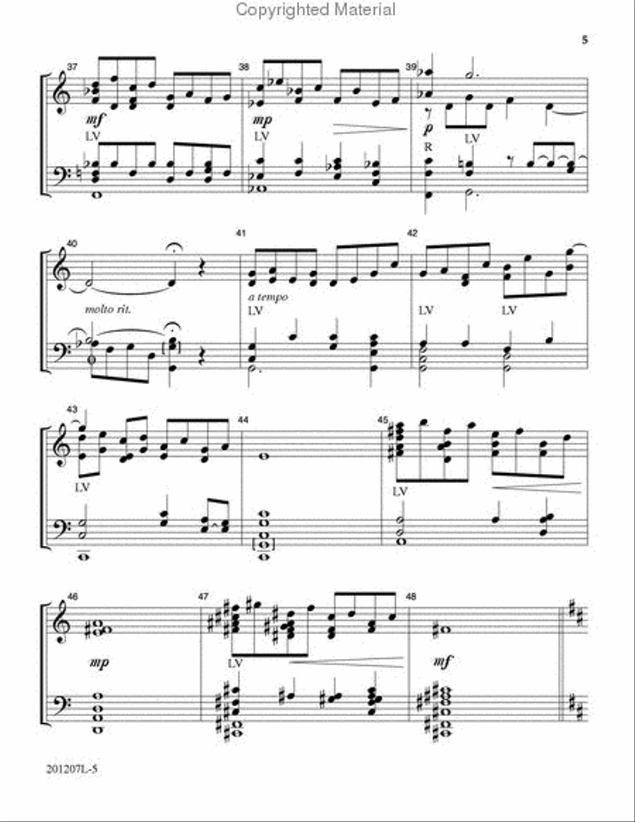 Were You There? - Handbell Edition 5-Octaves scores gallery preview page 5