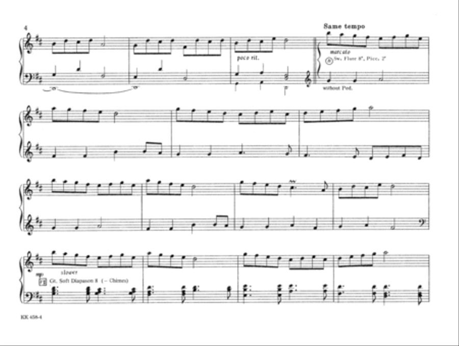 Chimings Organ Solo scores gallery preview page 3