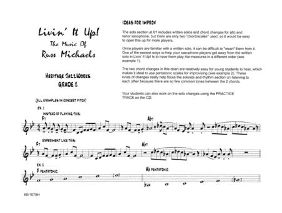 Livin' It Up Jazz Ensemble scores gallery preview page 2