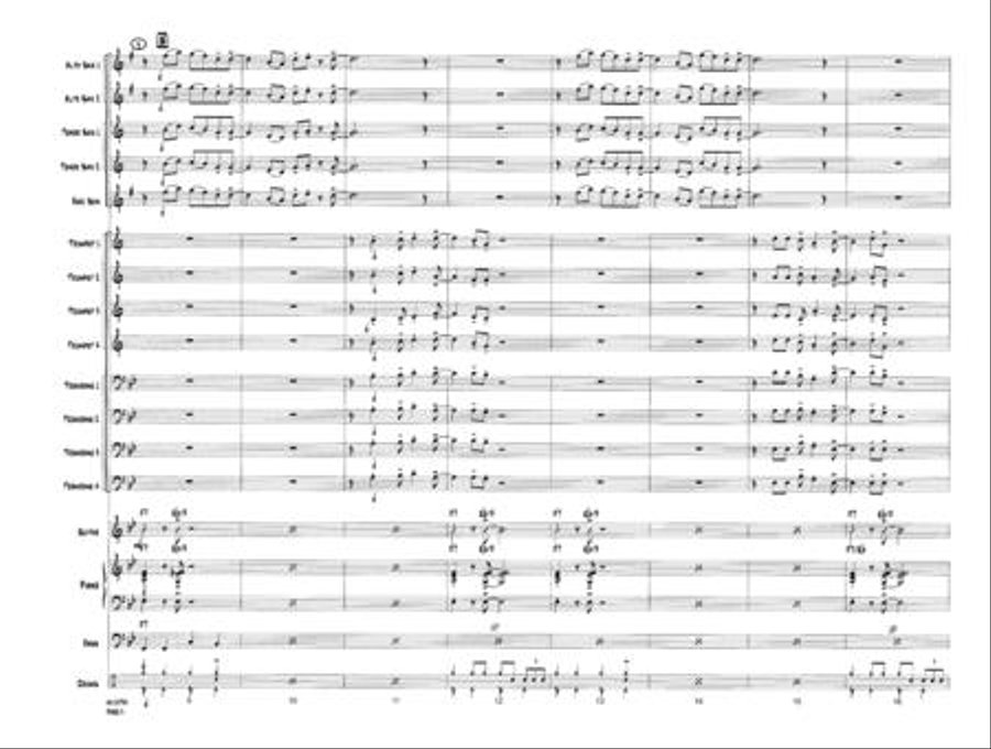 Livin' It Up Jazz Ensemble scores gallery preview page 4