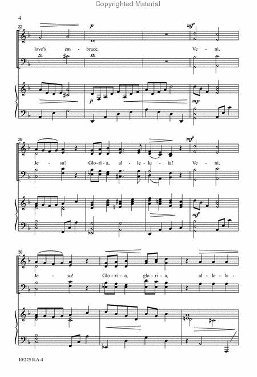 Advent Blessing Advent Blessing 4-Part scores gallery preview page 4