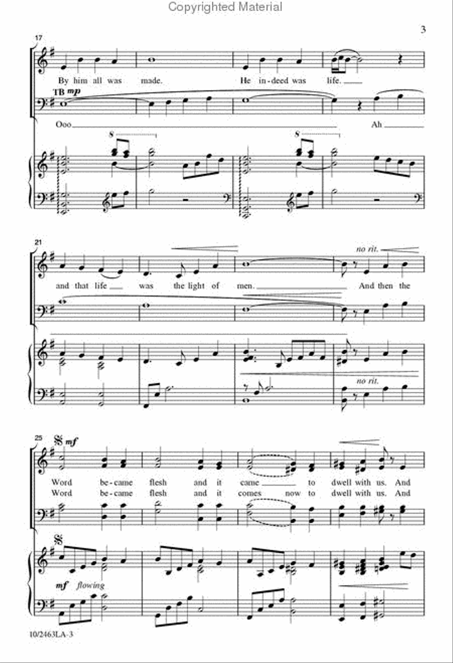 Advent Canticle Advent Canticle 4-Part scores gallery preview page 3