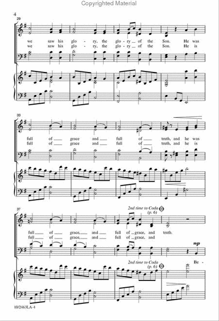 Advent Canticle Advent Canticle 4-Part scores gallery preview page 4