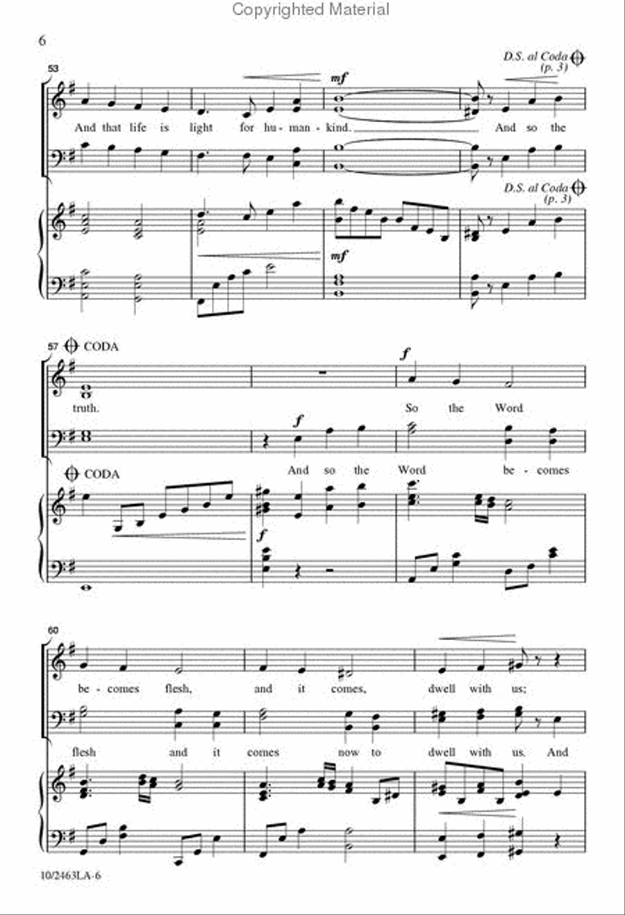 Advent Canticle Advent Canticle 4-Part scores gallery preview page 6