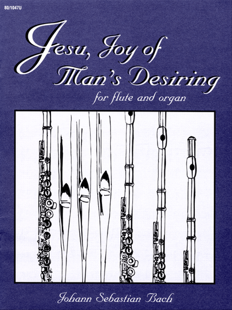Jesu, Joy of Man's Desiring for Flute and Organ Flute scores gallery preview page 1