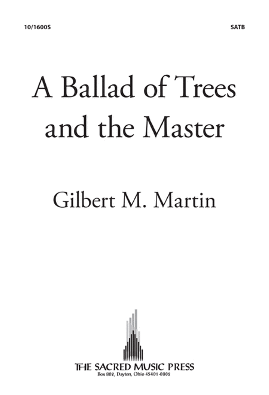 A Ballad of Trees and the Master 4-Part scores gallery preview page 1