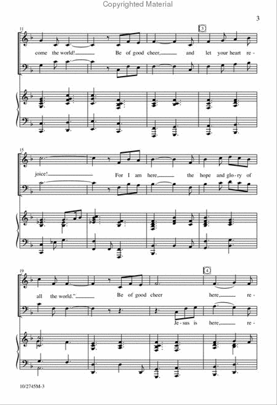 Be of Good Cheer 2-Part scores gallery preview page 3