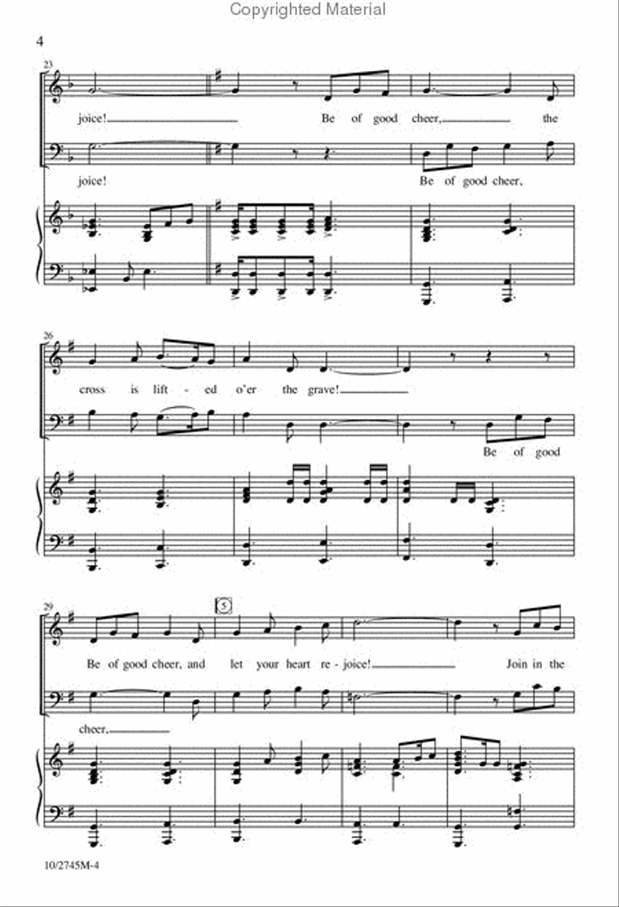 Be of Good Cheer 2-Part scores gallery preview page 4