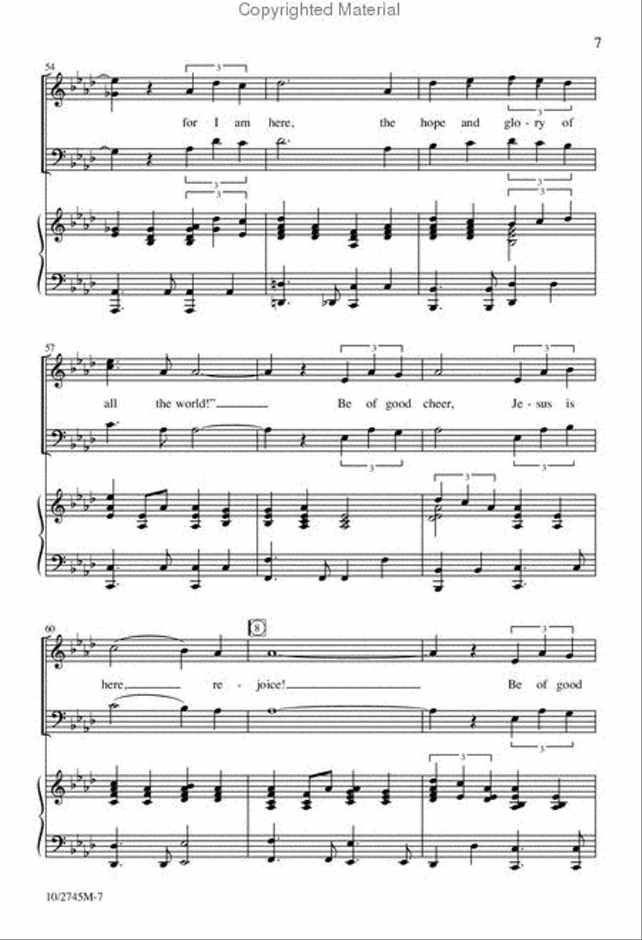 Be of Good Cheer 2-Part scores gallery preview page 7