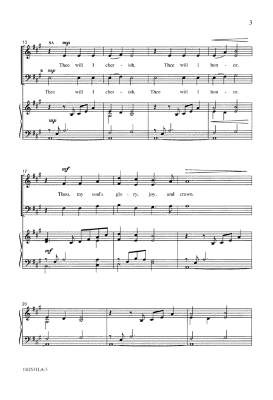 Beautiful Savior - SAB Beautiful Savior - SAB 3-Part scores gallery preview page 4