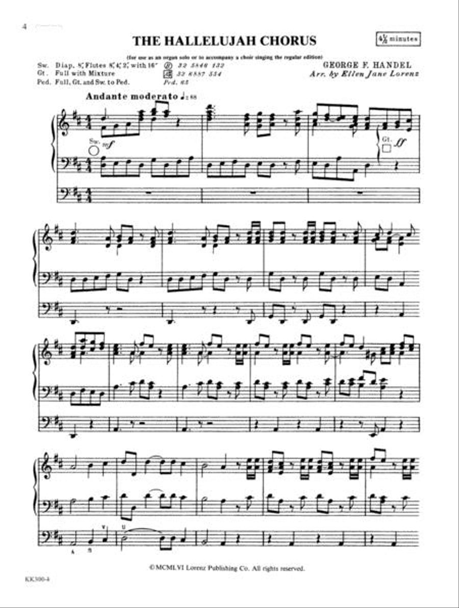 Handel: A Tribute Organ Solo scores gallery preview page 4