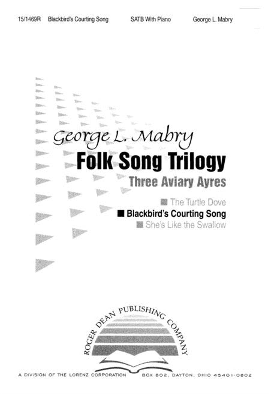 Blackbird's Courting Song 4-Part scores gallery preview page 1