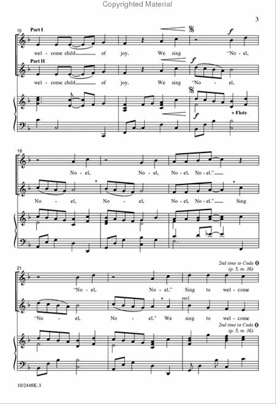 Child of Christmas Child of Christmas 2-Part scores gallery preview page 3