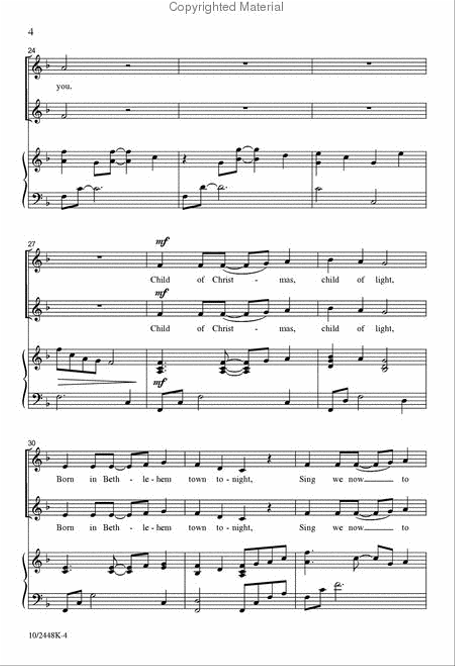 Child of Christmas Child of Christmas 2-Part scores gallery preview page 4
