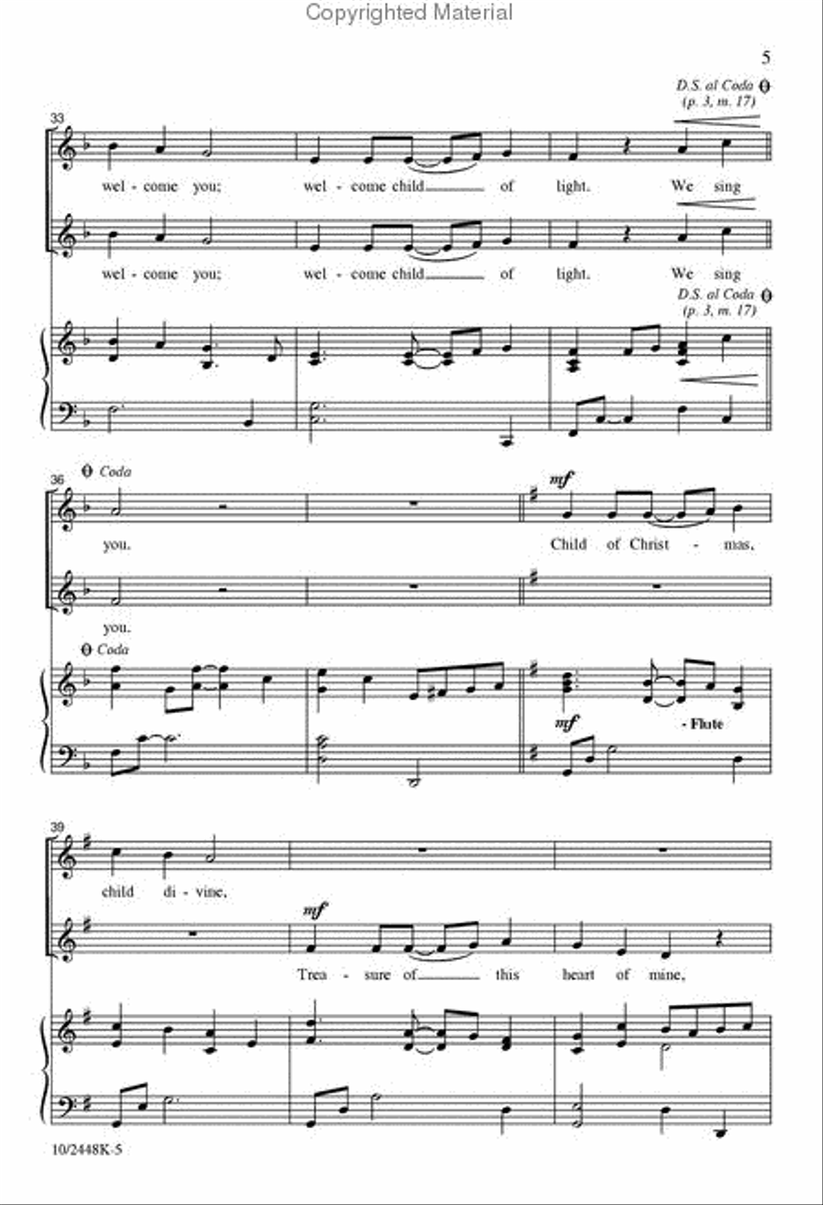 Child of Christmas Child of Christmas 2-Part scores gallery preview page 5