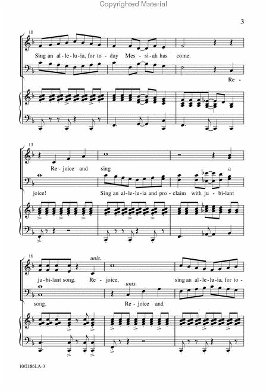 A Christmas Proclamation A Christmas Proclamation 4-Part scores gallery preview page 3
