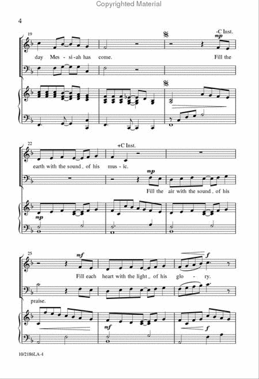 A Christmas Proclamation A Christmas Proclamation 4-Part scores gallery preview page 4