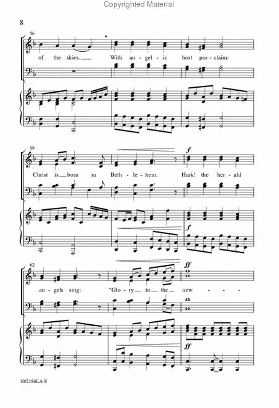 A Christmas Proclamation A Christmas Proclamation 4-Part scores gallery preview page 8