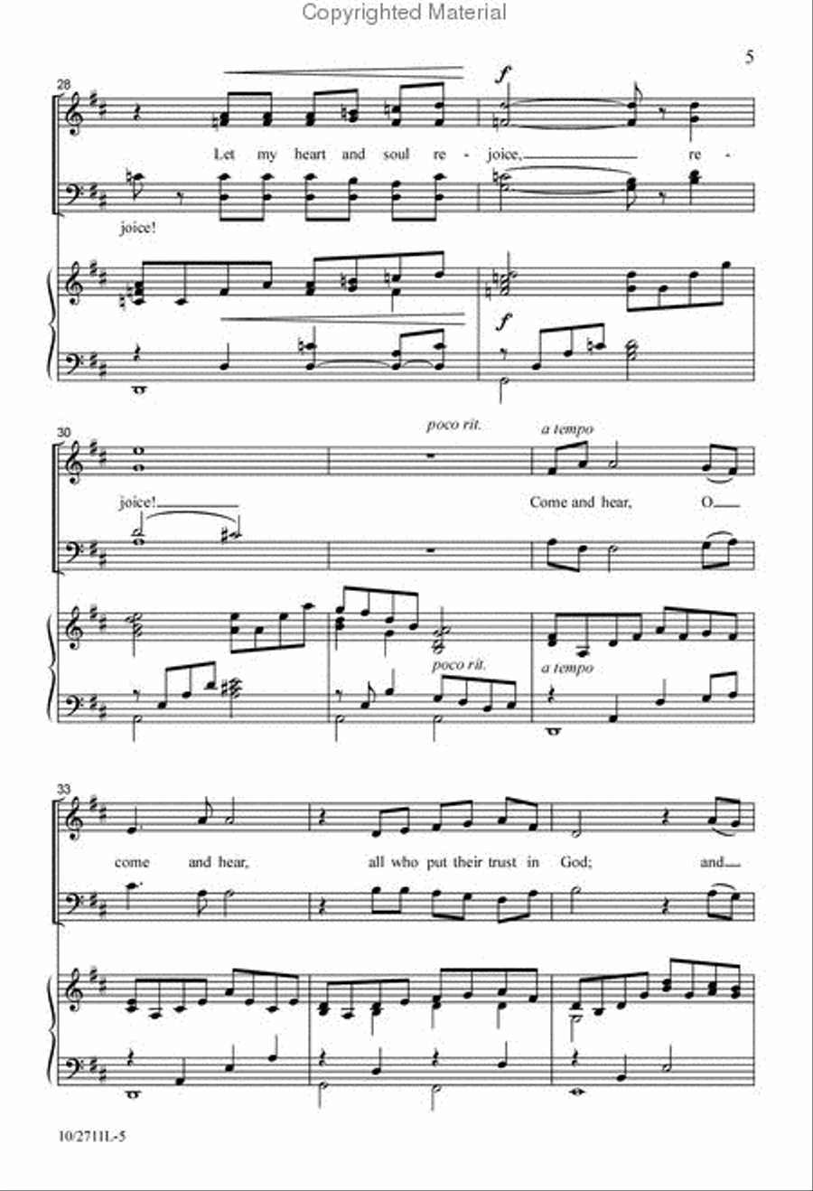 Come and Hear 4-Part scores gallery preview page 5