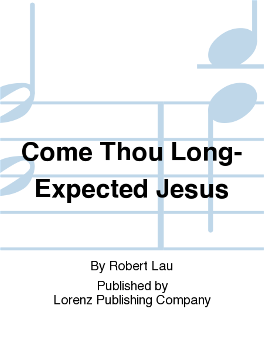 Come Thou Long-Expected Jesus 3-Part scores gallery preview page 1