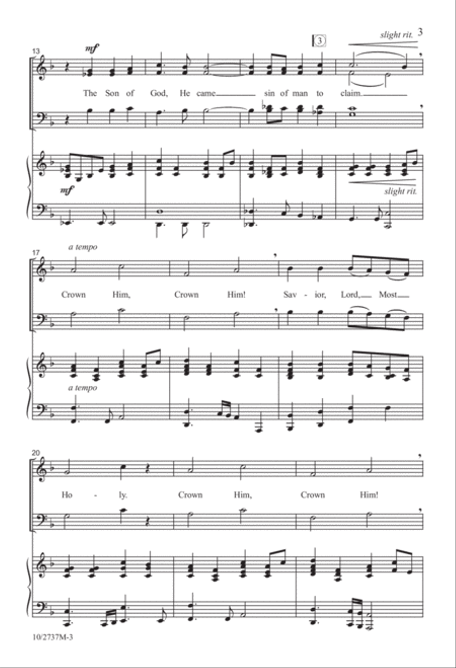 Crown Him Crown Him 4-Part scores gallery preview page 4