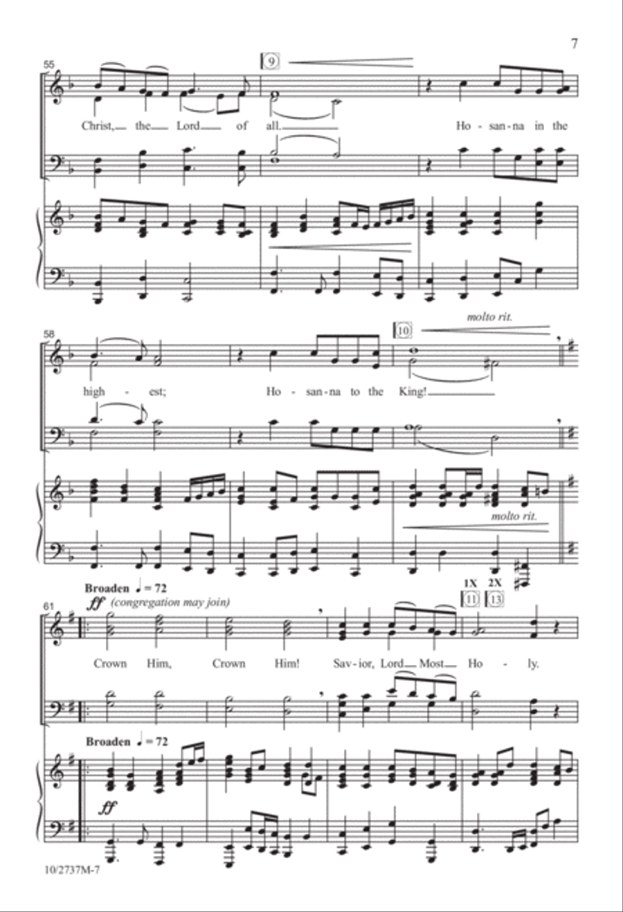 Crown Him Crown Him 4-Part scores gallery preview page 8