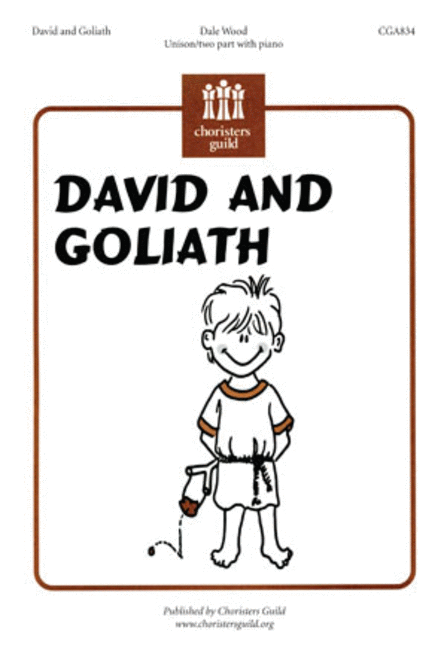 David and Goliath Unison Choir scores gallery preview page 1