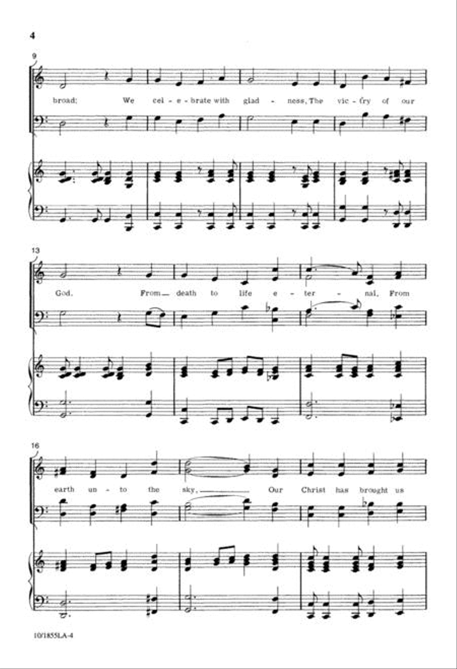 The Day of Resurrection 4-Part scores gallery preview page 3