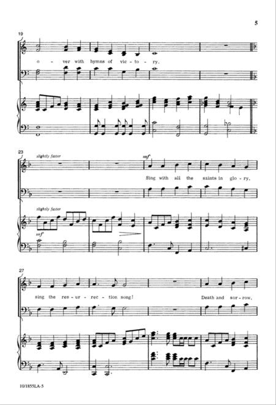 The Day of Resurrection 4-Part scores gallery preview page 4