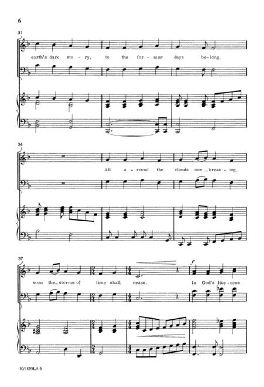 The Day of Resurrection 4-Part scores gallery preview page 5