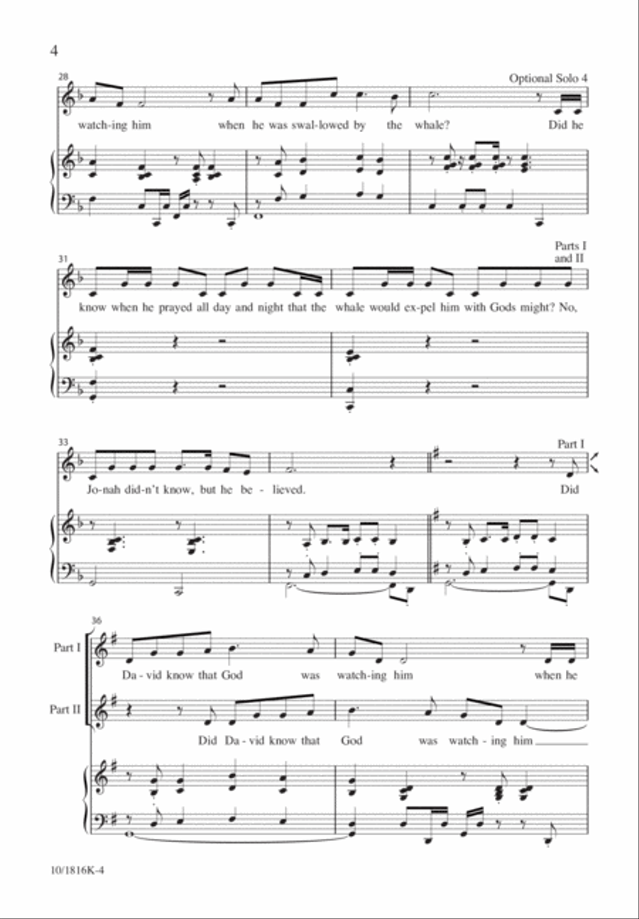 Did Noah Know? Did Noah Know? Unison Choir scores gallery preview page 5