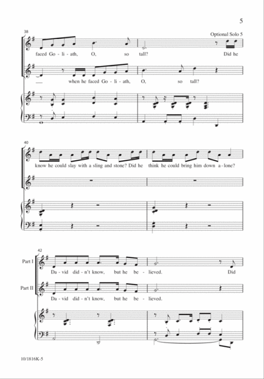 Did Noah Know? Did Noah Know? Unison Choir scores gallery preview page 6
