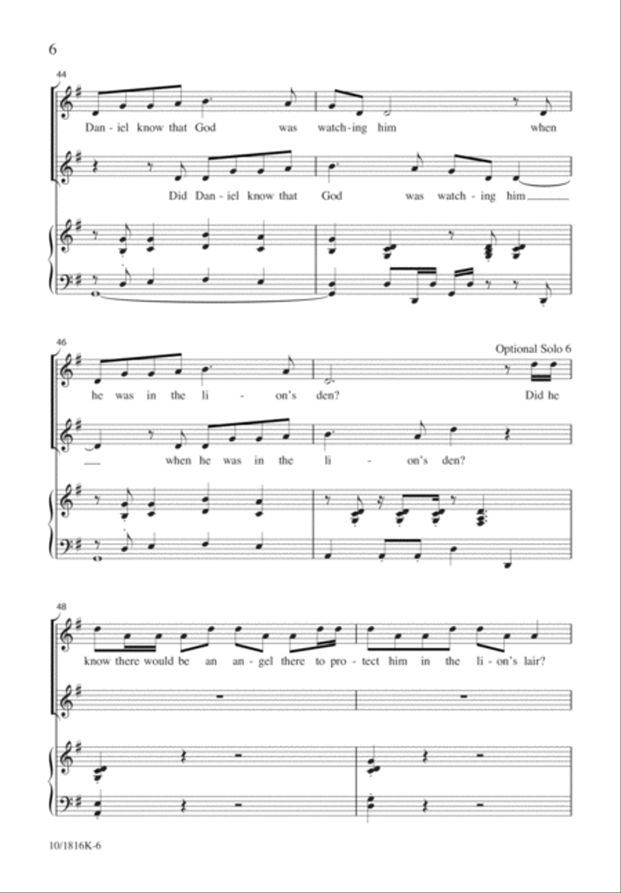 Did Noah Know? Did Noah Know? Unison Choir scores gallery preview page 7