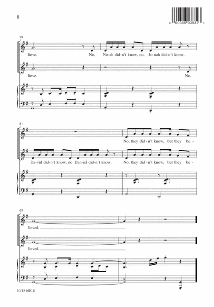 Did Noah Know? Did Noah Know? Unison Choir scores gallery preview page 9