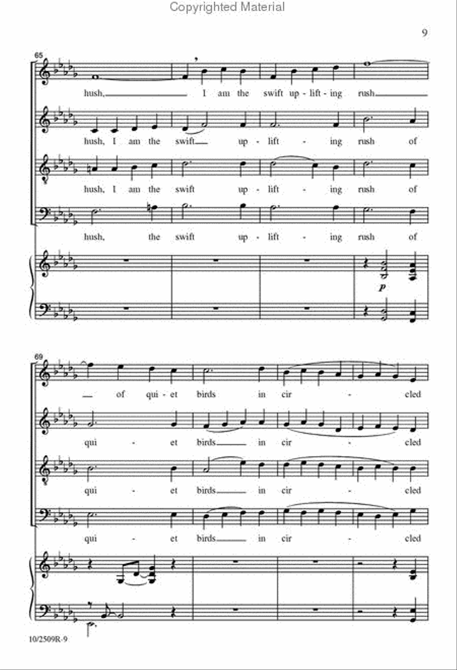 Do Not Stand at My Grave and Weep Choir scores gallery preview page 9