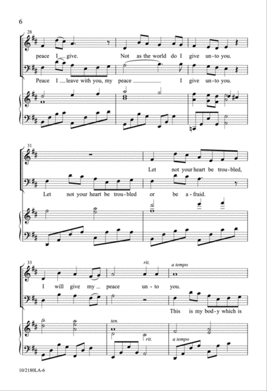 Do This in Remembrance of Me 3-Part scores gallery preview page 7