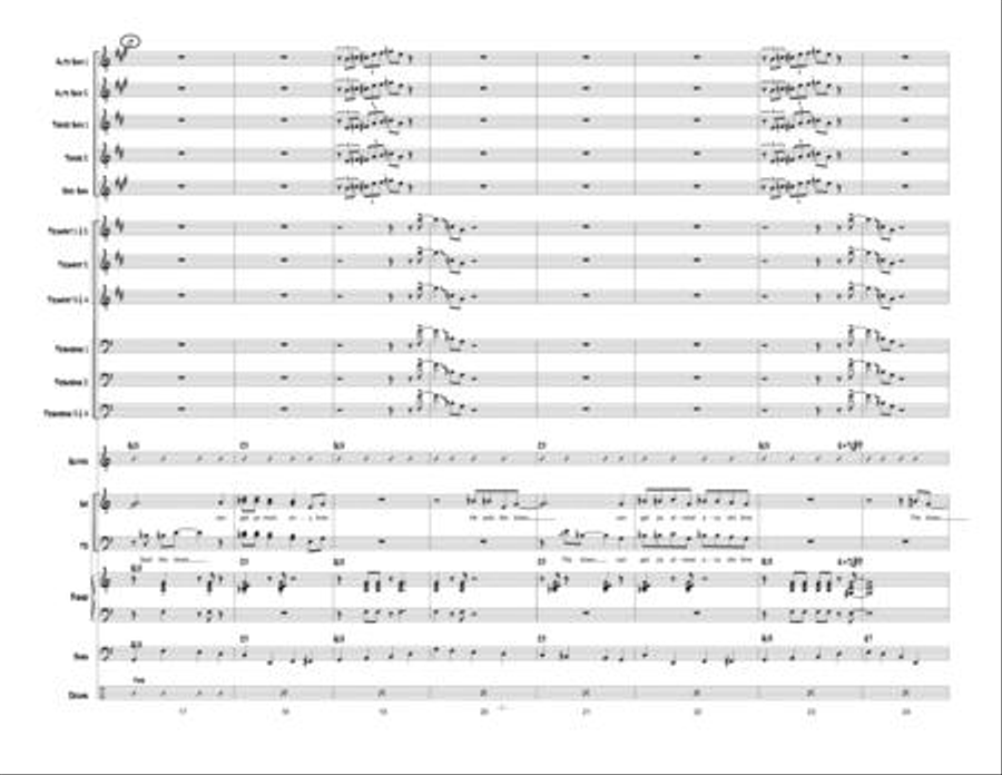Doctor Blues - Instrumental Score and Parts Jazz Ensemble scores gallery preview page 3