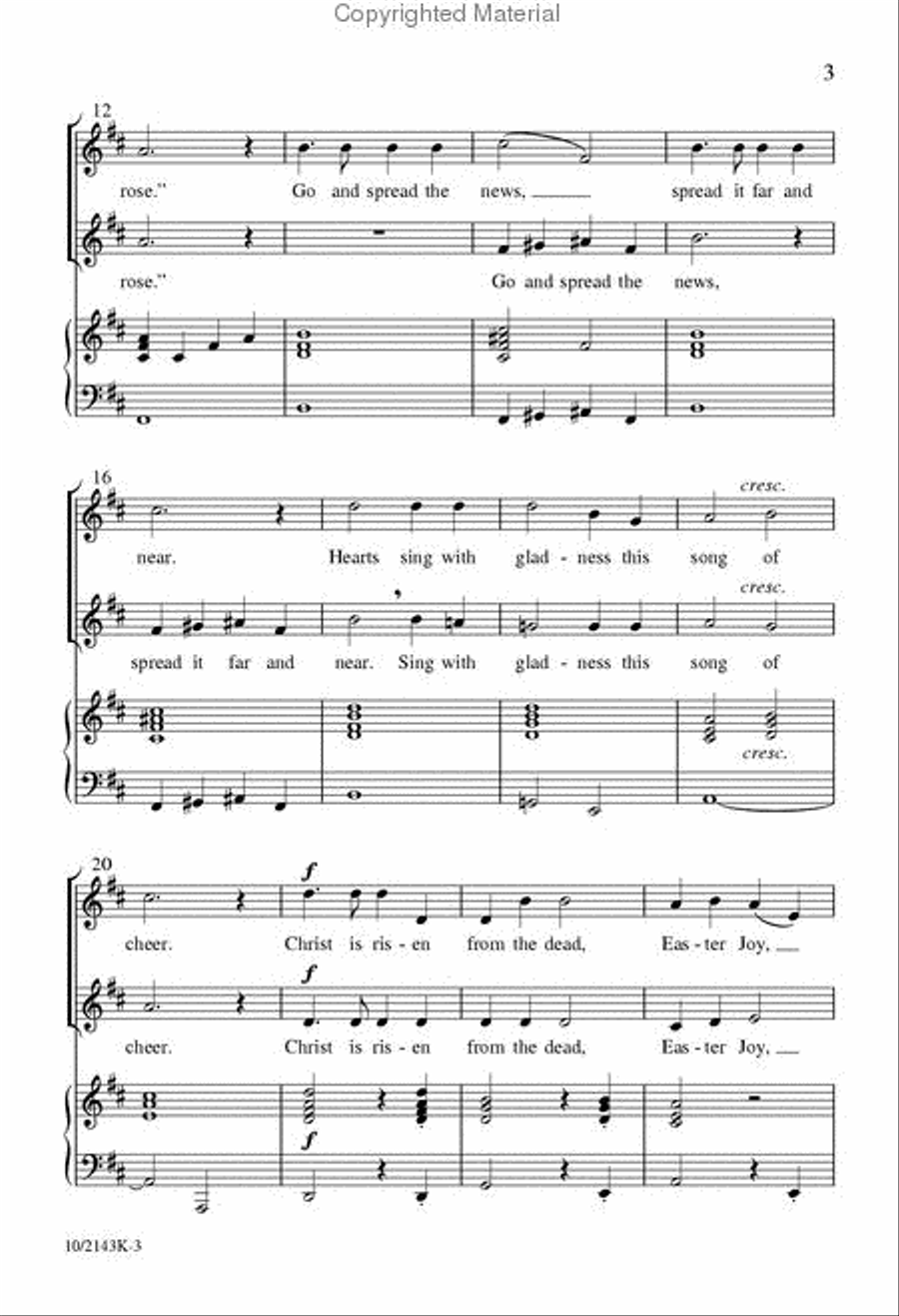 Easter Joy 2-Part scores gallery preview page 3