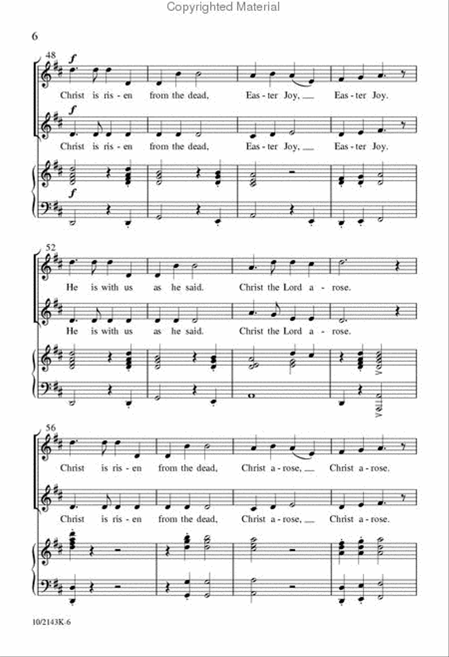 Easter Joy 2-Part scores gallery preview page 6