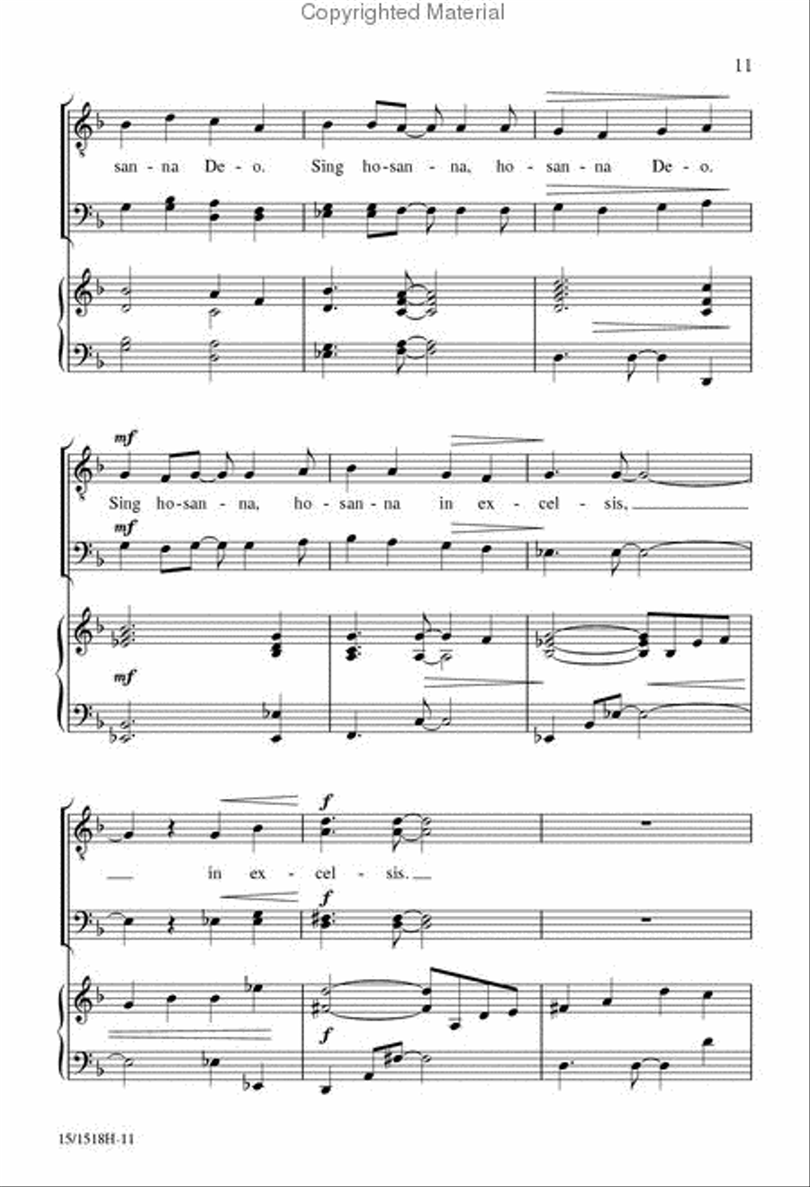 Festival Hosanna Festival Hosanna TTBB scores gallery preview page 11