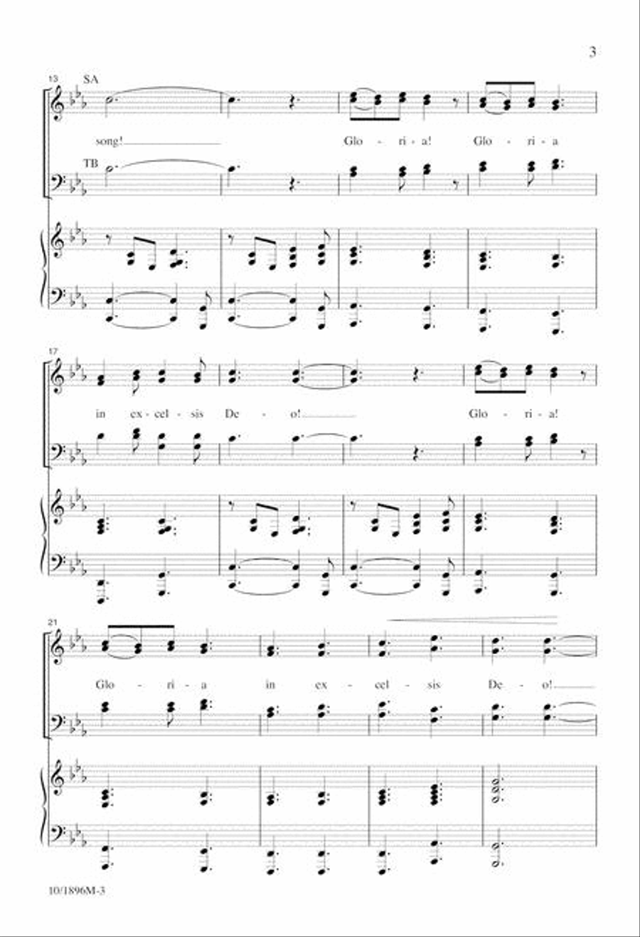 Hark! The Glad Sound 4-Part scores gallery preview page 3