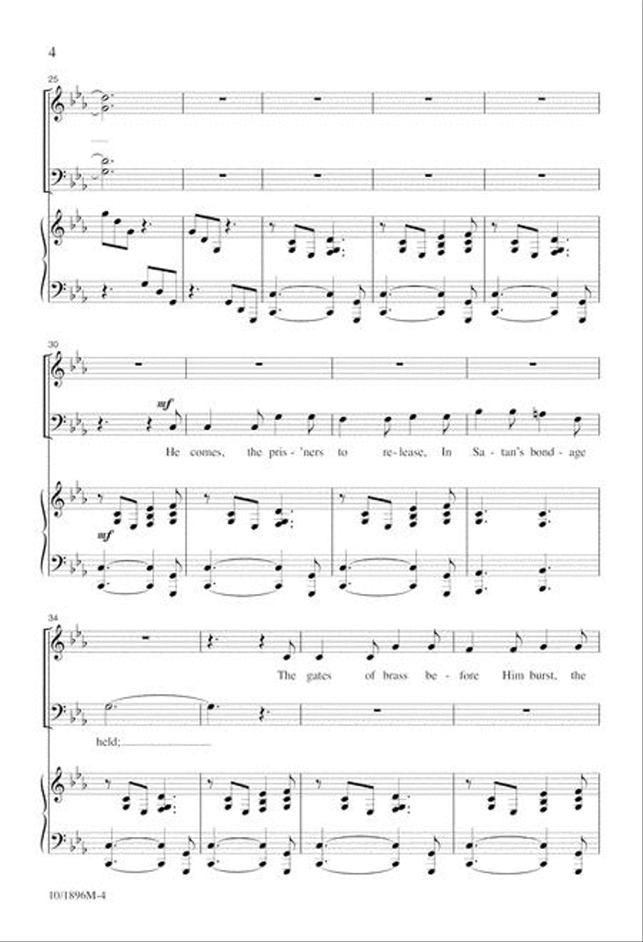 Hark! The Glad Sound 4-Part scores gallery preview page 4