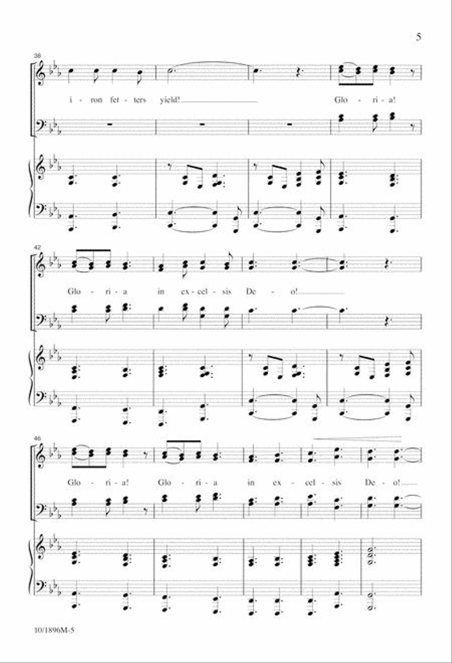Hark! The Glad Sound 4-Part scores gallery preview page 5