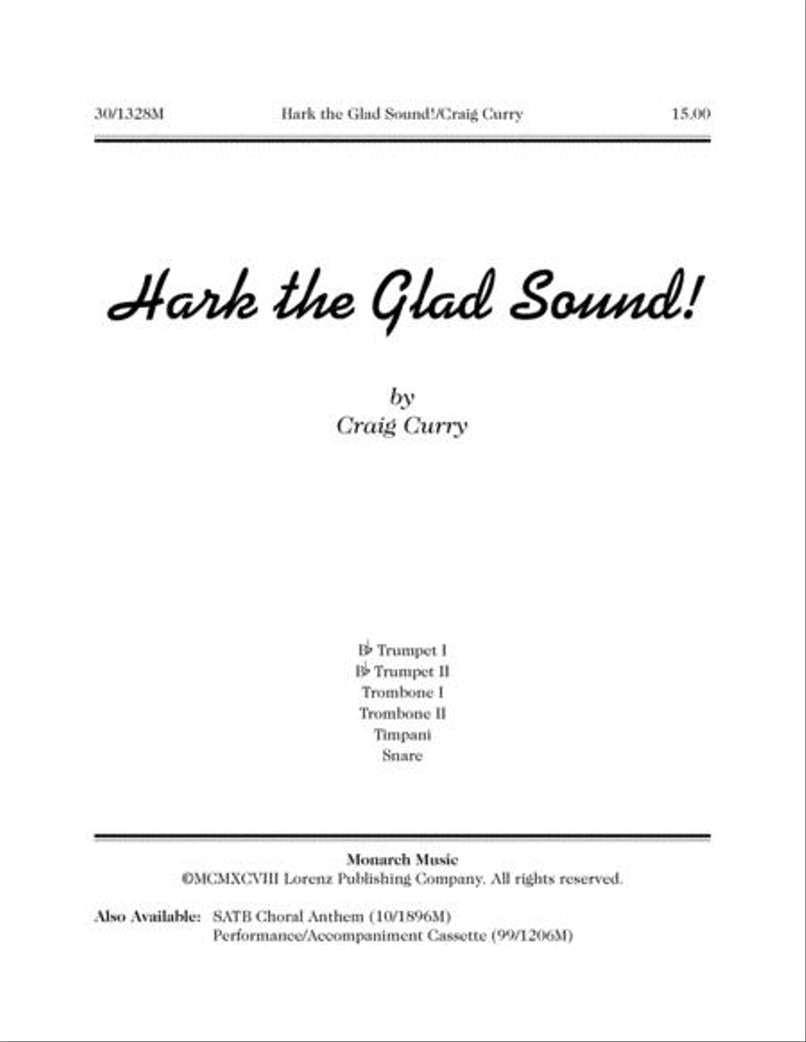 Hark! The Glad Sound - Instrumental Parts Choir scores gallery preview page 2