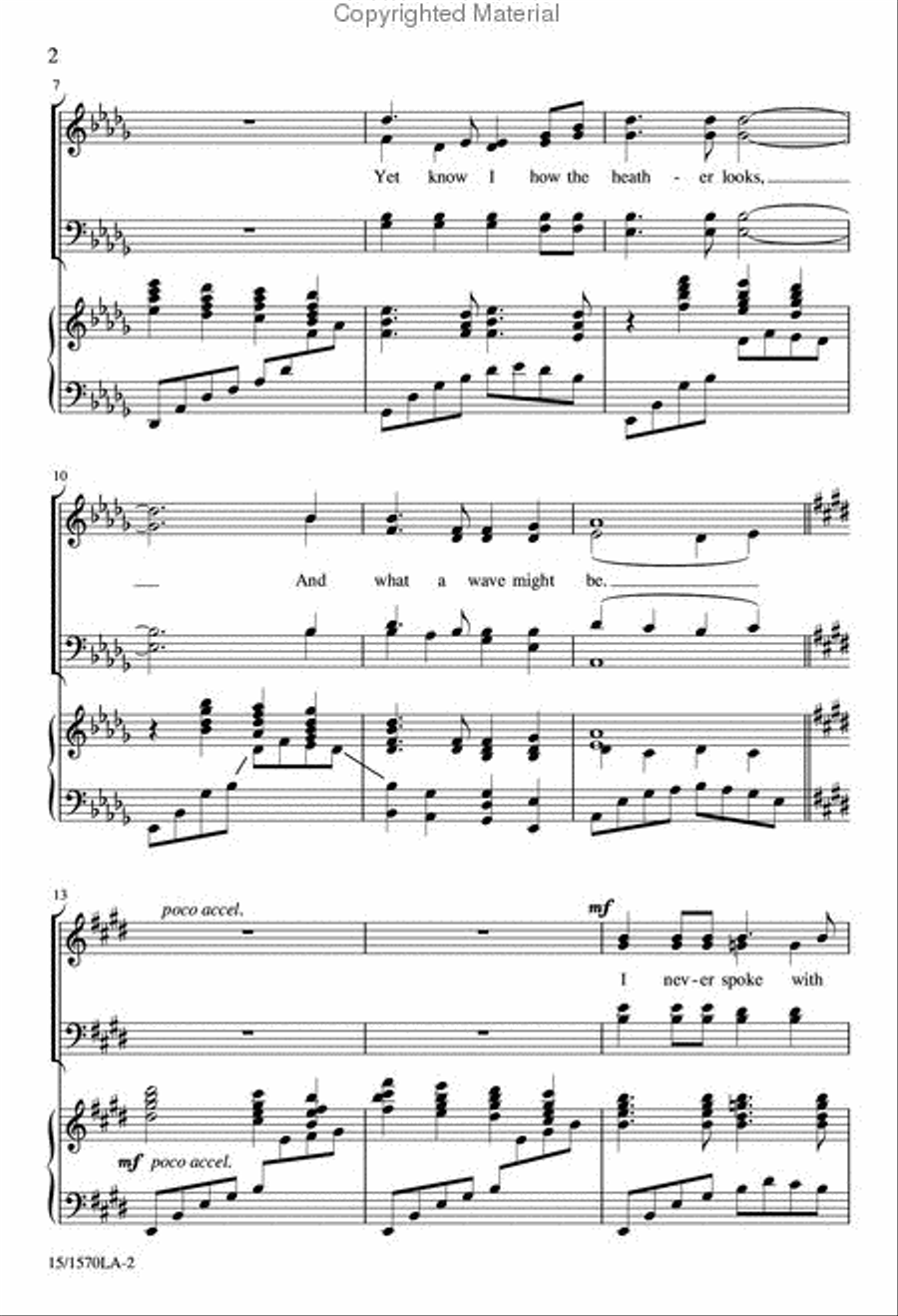 I Never Saw a Moor 4-Part scores gallery preview page 3
